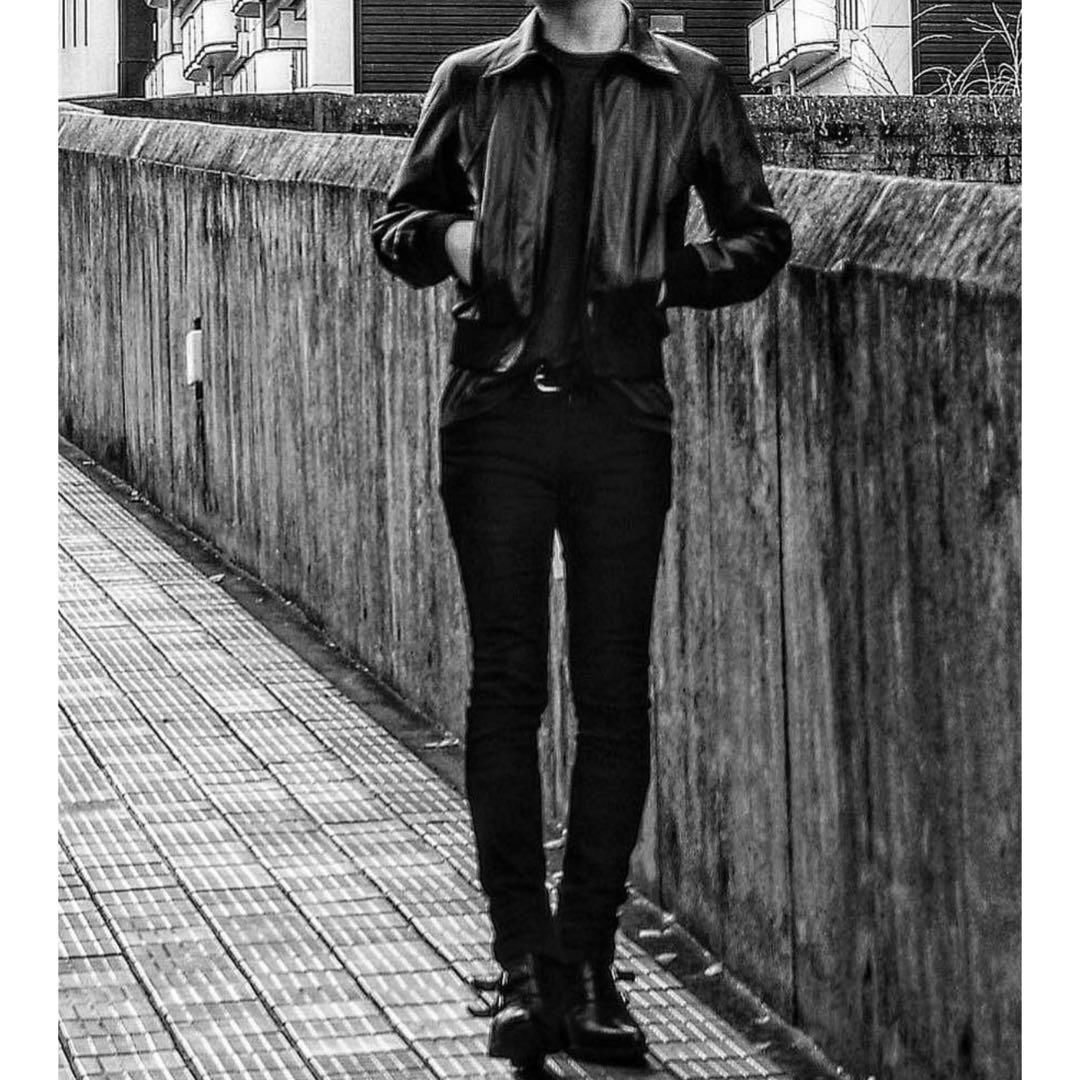 23SS Celine シングルレザージャケット 44 セリーヌ エディスリマン 20AW CELINE シングルレザーライダースジャケット 44 セリーヌ エディ