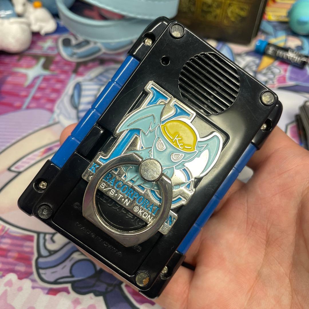 デュエリストデバイス 青 ブルーアイズ バンカーリング 付き