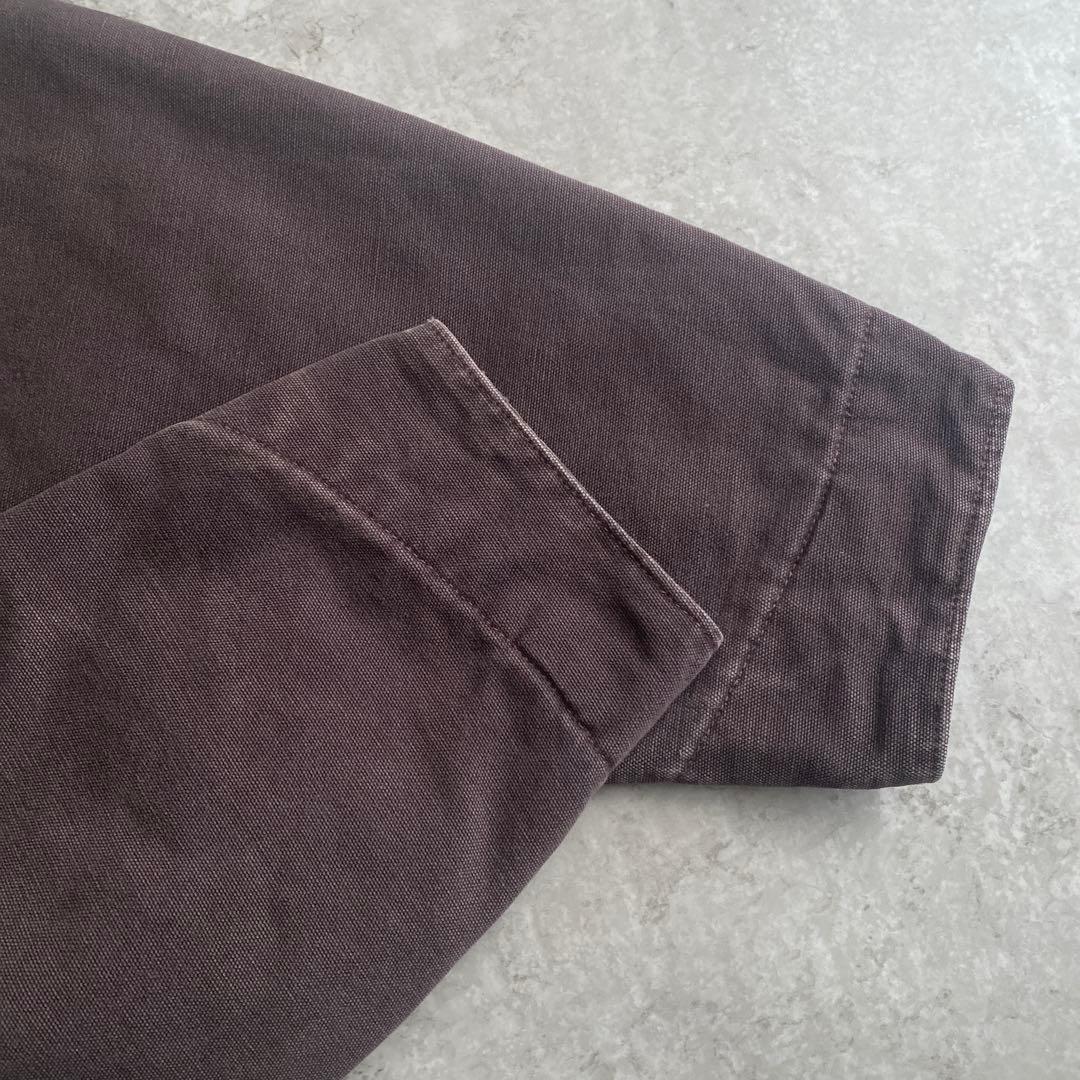 激レア90sカーハートJB0873デトロイトジャケットUSA製モカパープル