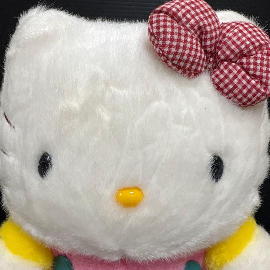激レア❣️ 希少品 旧ロゴ ハローキティ ぬいぐるみ 1992 平成レトロ