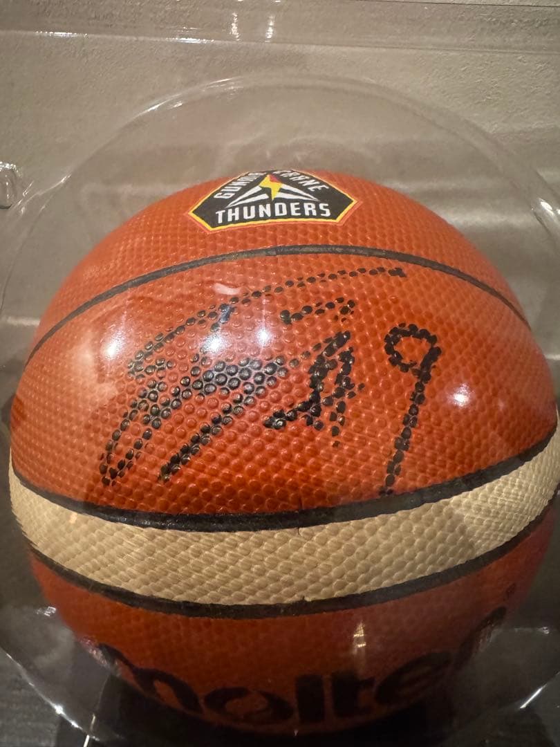 群馬クレインサンダーズ 選手直筆サイン入りミニボール 辻直人選手