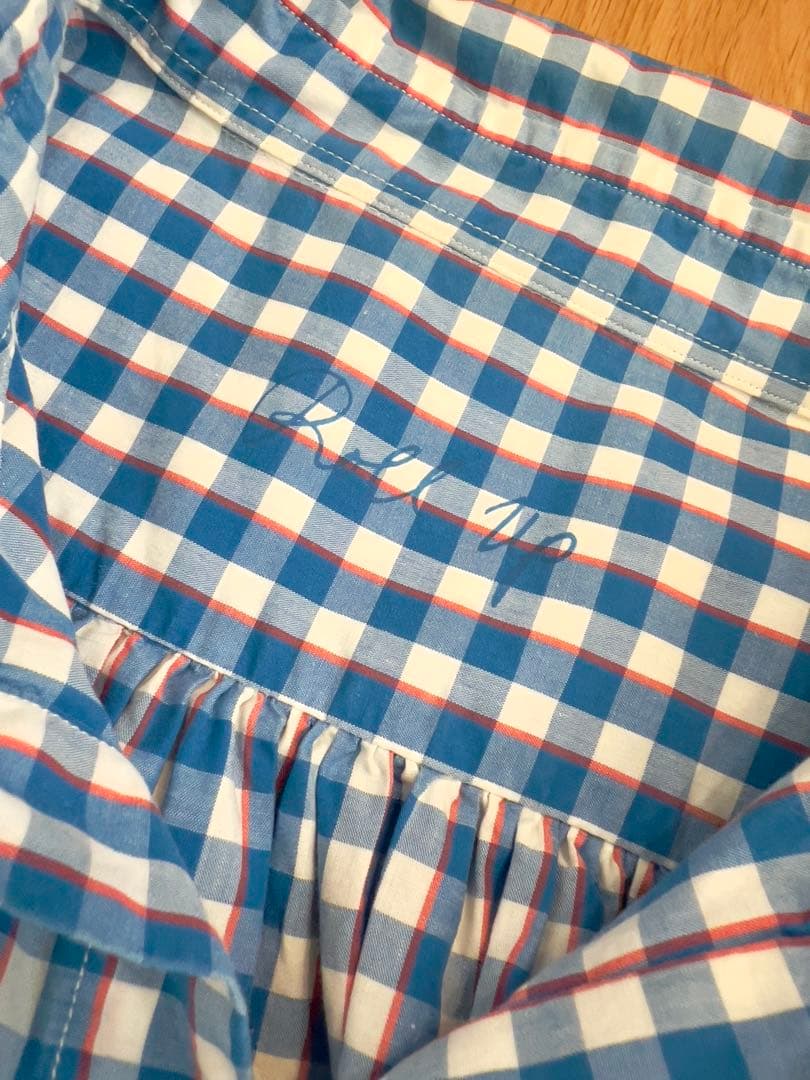 ポータークラシック　ロールアップシャツ　チェックシャツ