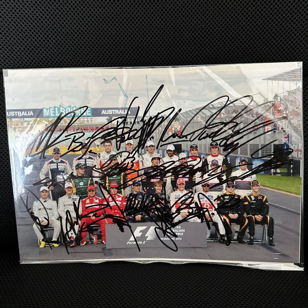 F1 ドライバー 直筆サイン入り写真 2012 Amazon.co.jp: F1、直筆サイン、写真。F1ドライバー、ミカ・サロの直筆