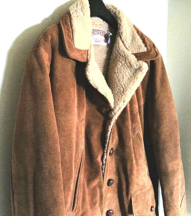 ✨✰schott✰ボアスエードジャケット《42インチ》USED美品✨