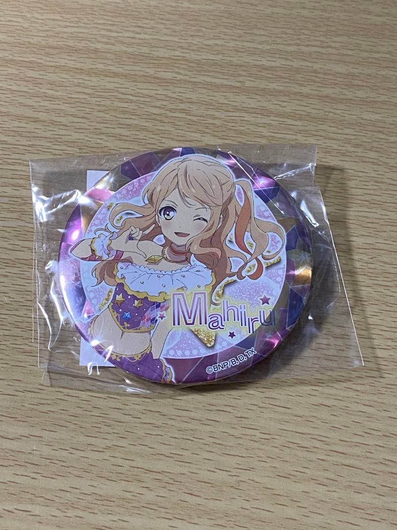 真昼　アイカツスターズ！　グリッターガラポン　缶バッジ
