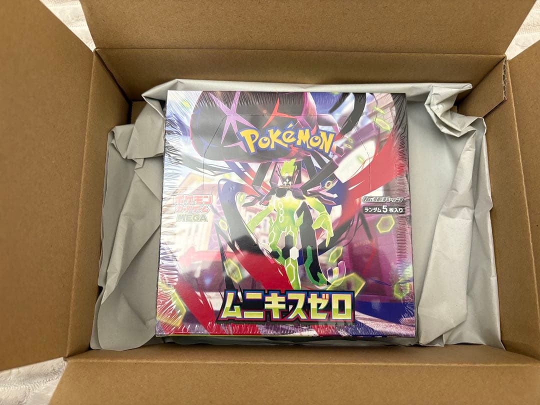未開封シュリンク付き　ムニキスゼロ　box ポケモンカードゲーム ムニキスゼロ BOX MEGA 拡張パック 新品未開封