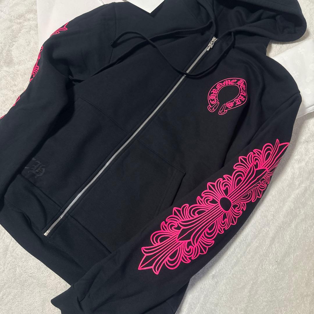 ✨新品未使用✨ シーズン限定 CHROME HEARTS 黒×ピンク ジップ - メルカリ