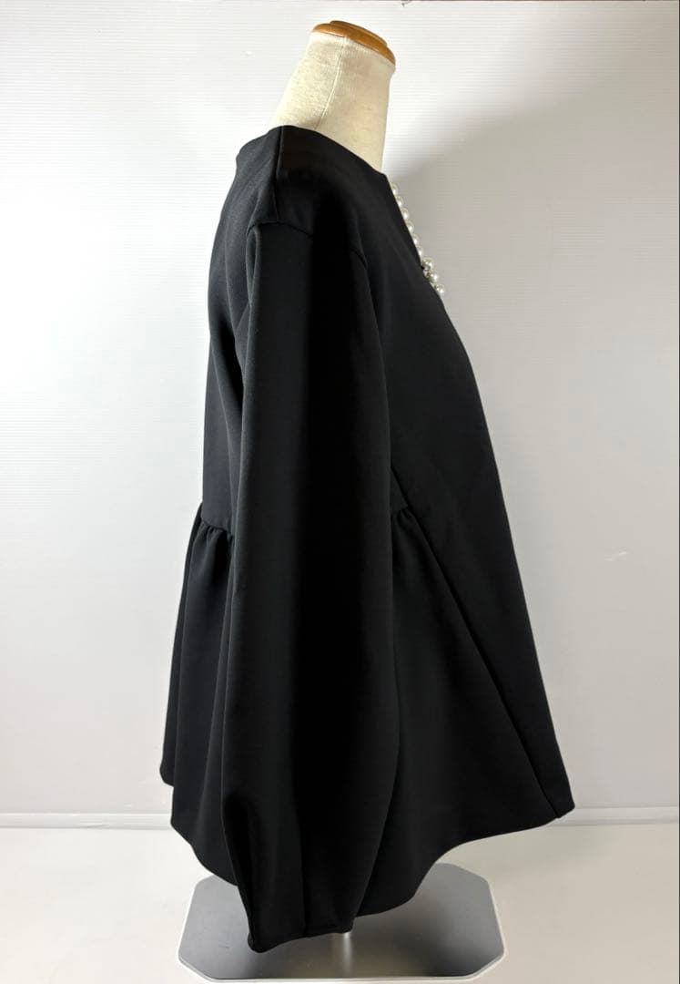 美品✨ユナイテッドアローズ SPONGY パールモチーフブラウス36