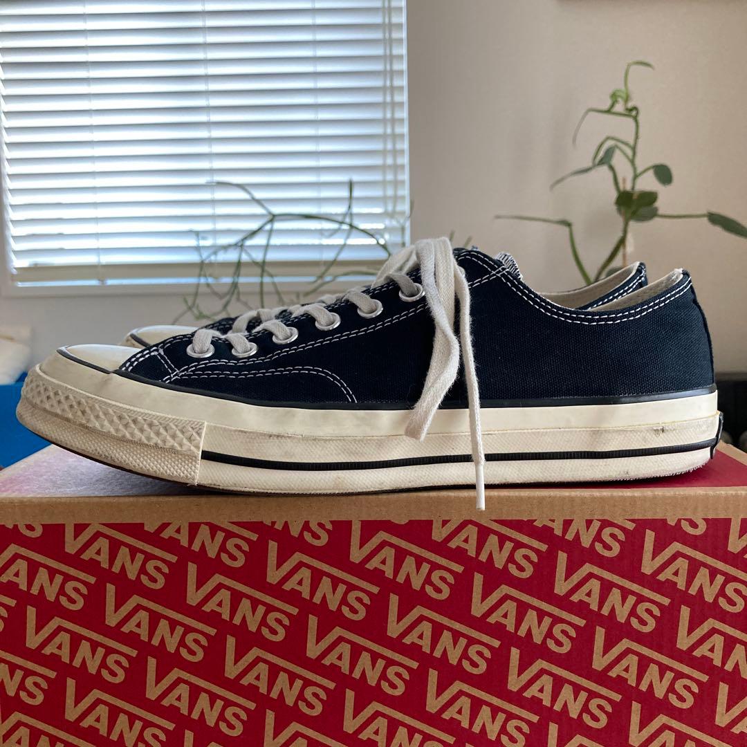 CT70 コンバース チャックテイラー ブラック ローカット 28.5cm