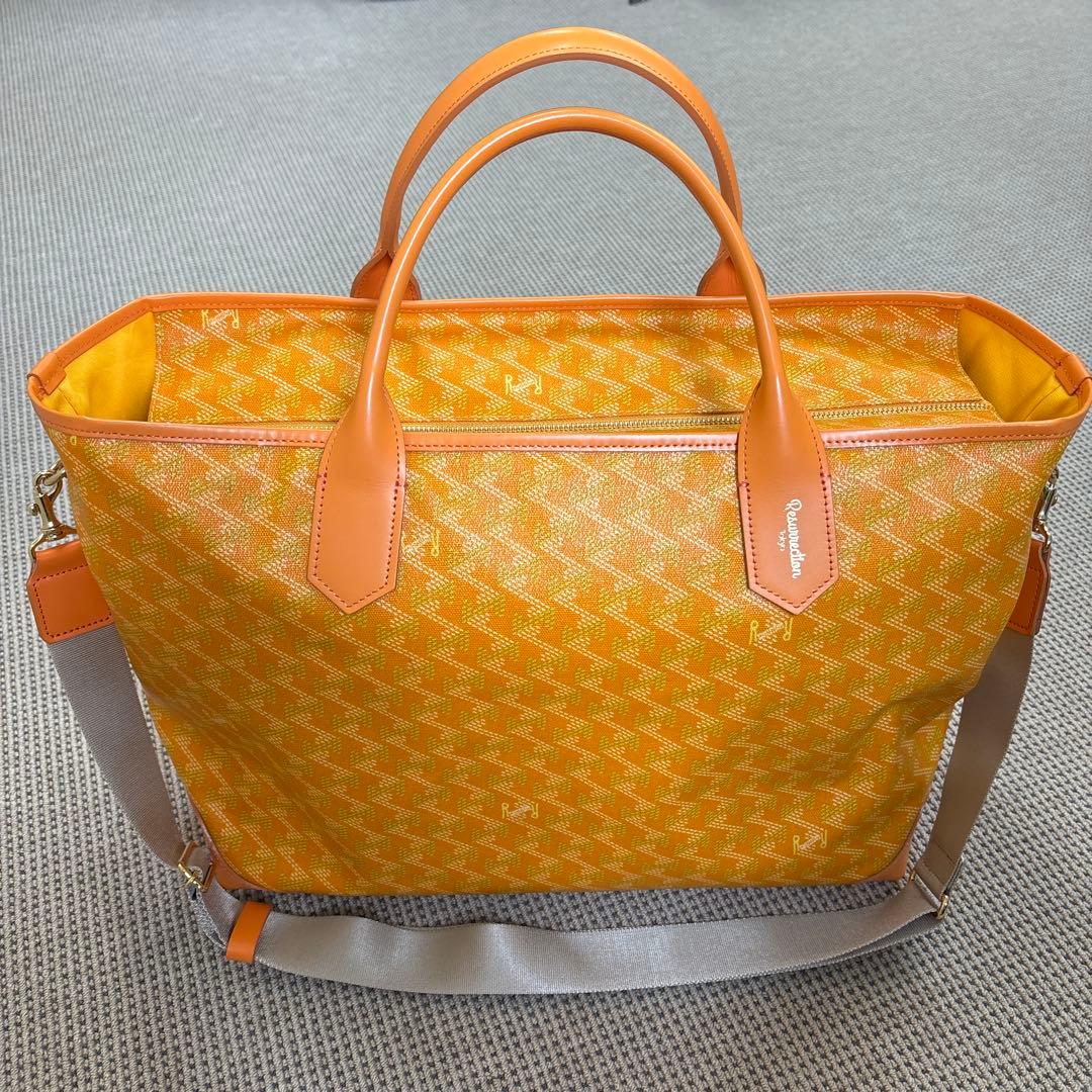 レザレクション　ラニウス　ボストンバック　トートバック　マスタードカラー ゴルフ