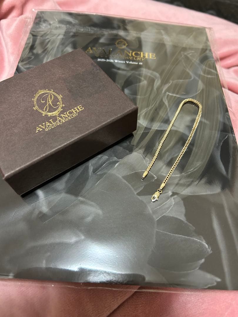 AVALANCHE 10Kイエローゴールド フランクリンブレスレット