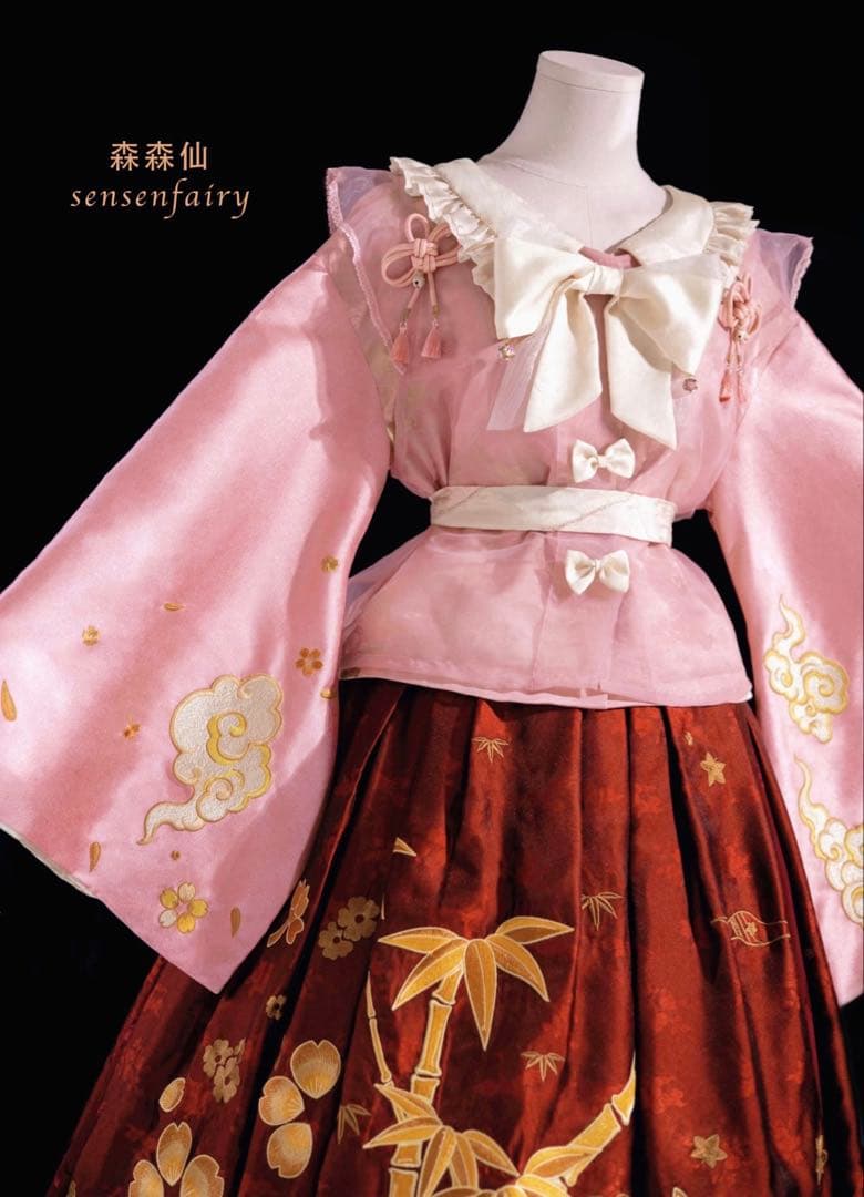 森森仙　東方プロジェクト　蓬莱山輝夜　コスプレ　ウィッグ含め　sサイズ