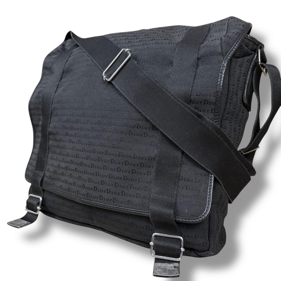 【エディスリマン期】ディオールオム メッセンジャーバッグ 黒 アーカイブ Y2K