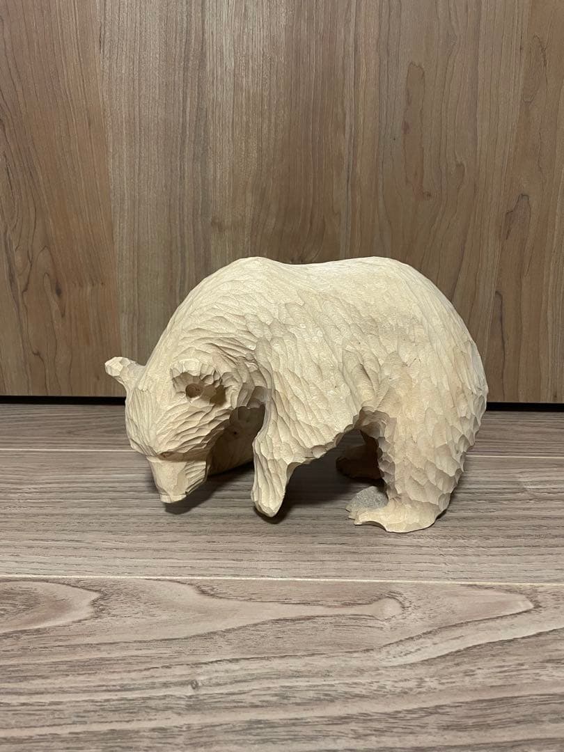 木彫り　熊　伊藤幹男