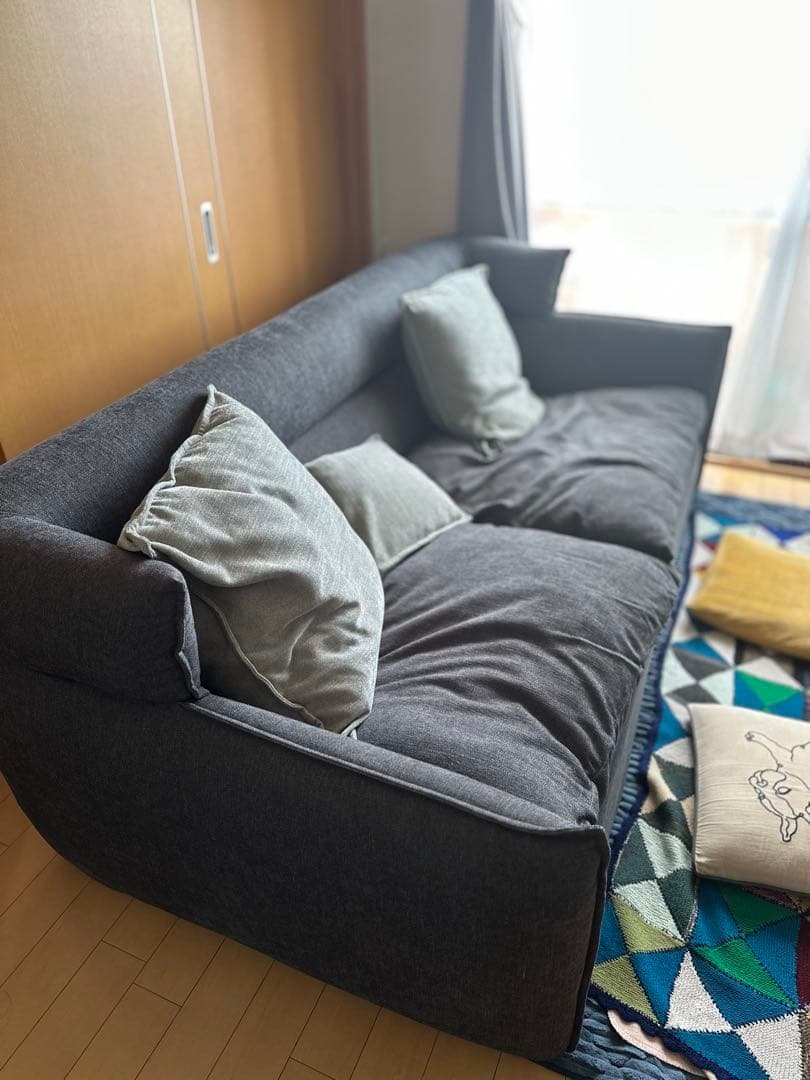 ニトリ　ソフティーナ　ソファ 3人掛け