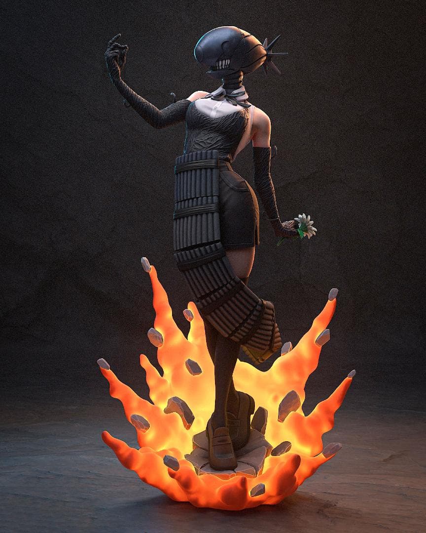 1/5　未塗装 未組立　フィギュア　ガレージキット　レゼ