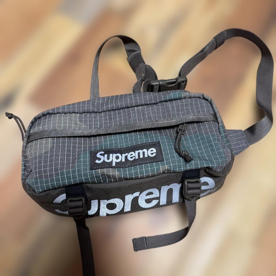 Supreme カモフラージュ ボディバッグ　カモフラ　迷彩　バッグ