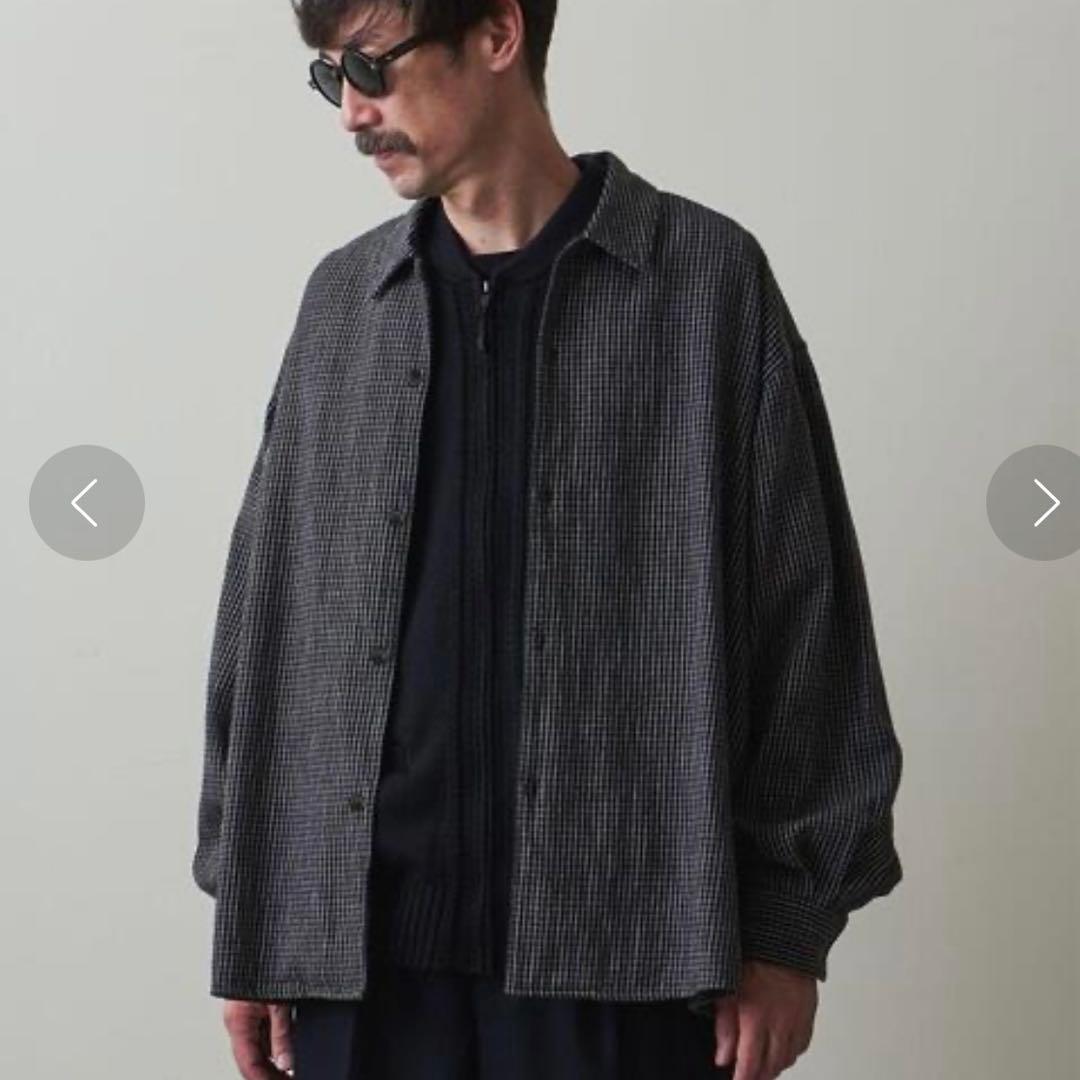 steven alan チェックオーバーサイズシャツ Sサイズ