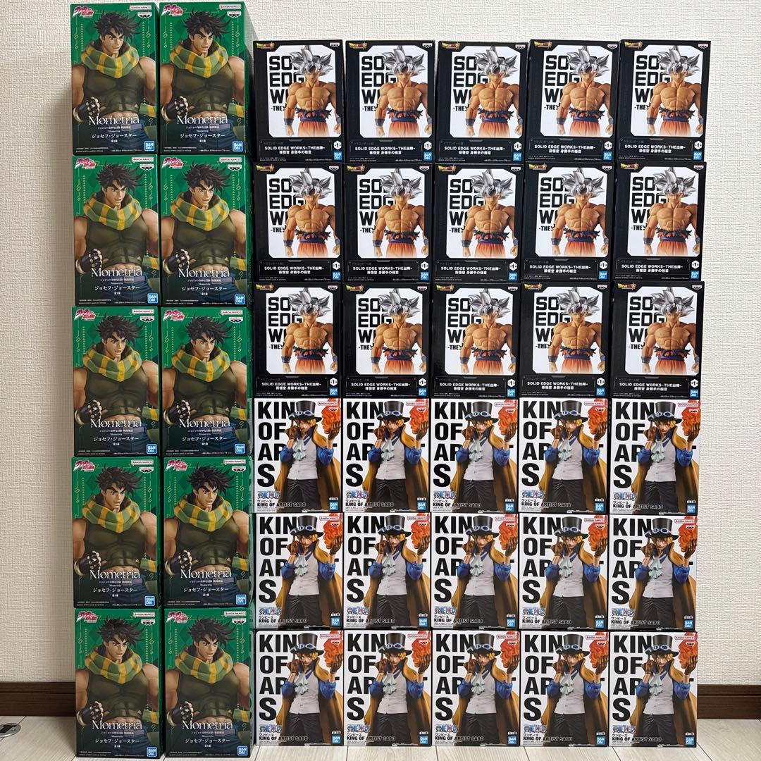 ④ ワンピース ドラゴンボールプライズフィギュア40個