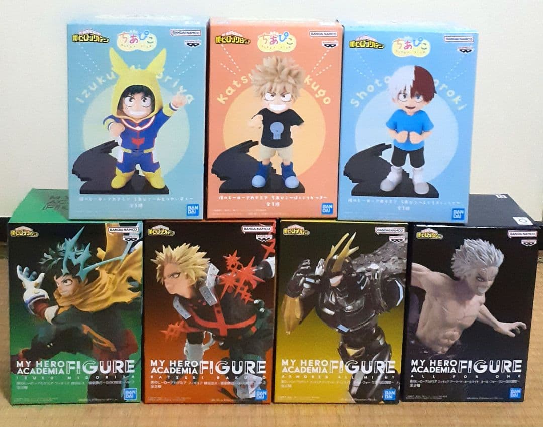 僕のヒーローアカデミア　ヒロアカ　GIGO限定　フィギュア　ちあぴこ　7点セット