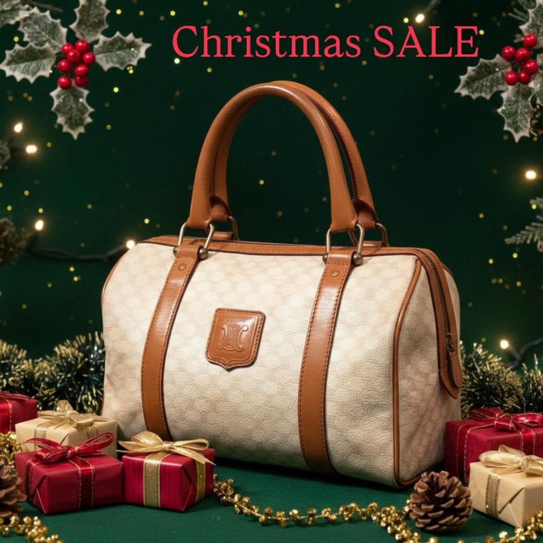 【Celine/セリーヌ】レディースボストンバッグ　クリスマスセール！ CELINE】セリーヌ トリオンフ スモール ボストンバッグ (CELINE