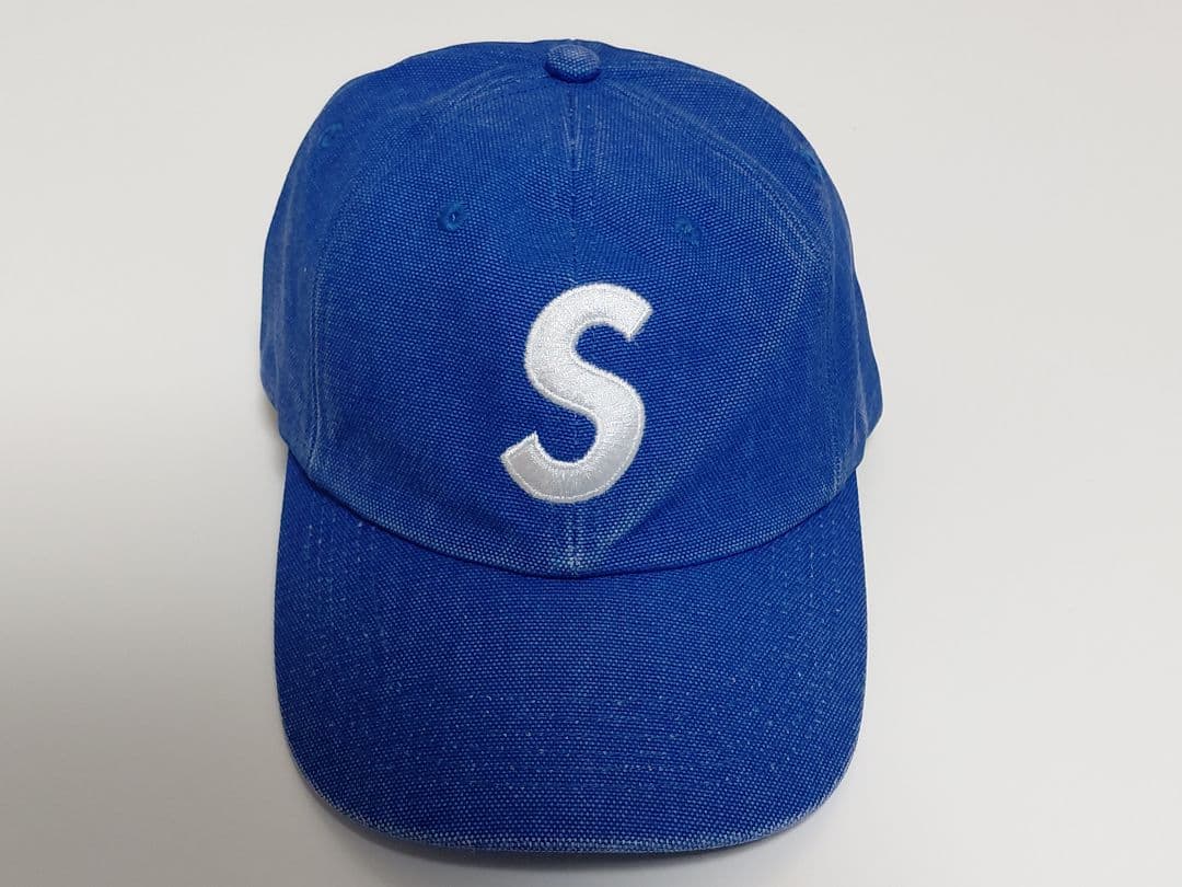 美品　Supreme　Pigment　Canvas　S Logo　6-Panel