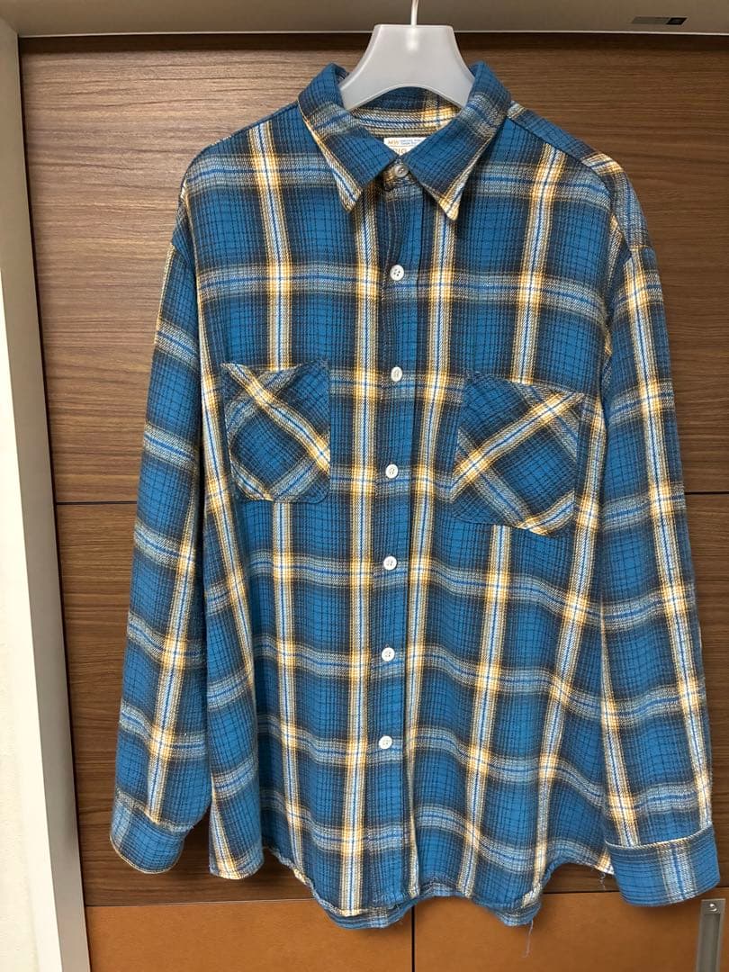 オンブレ！XL TALL！70s BIG MAC コットンネル USA製