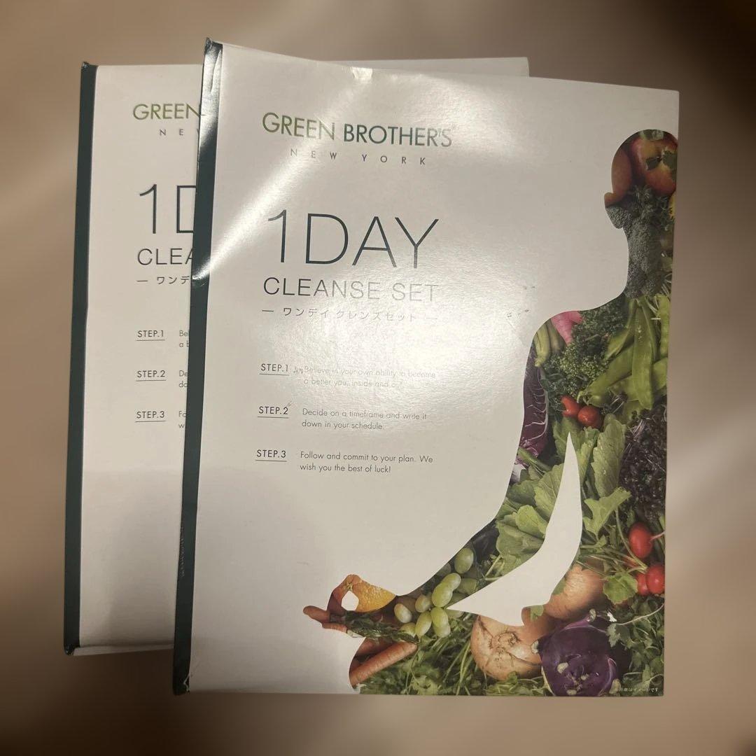 新品】GREEN BROTHERS 1DAY CLEANSE SET2点セット - メルカリ