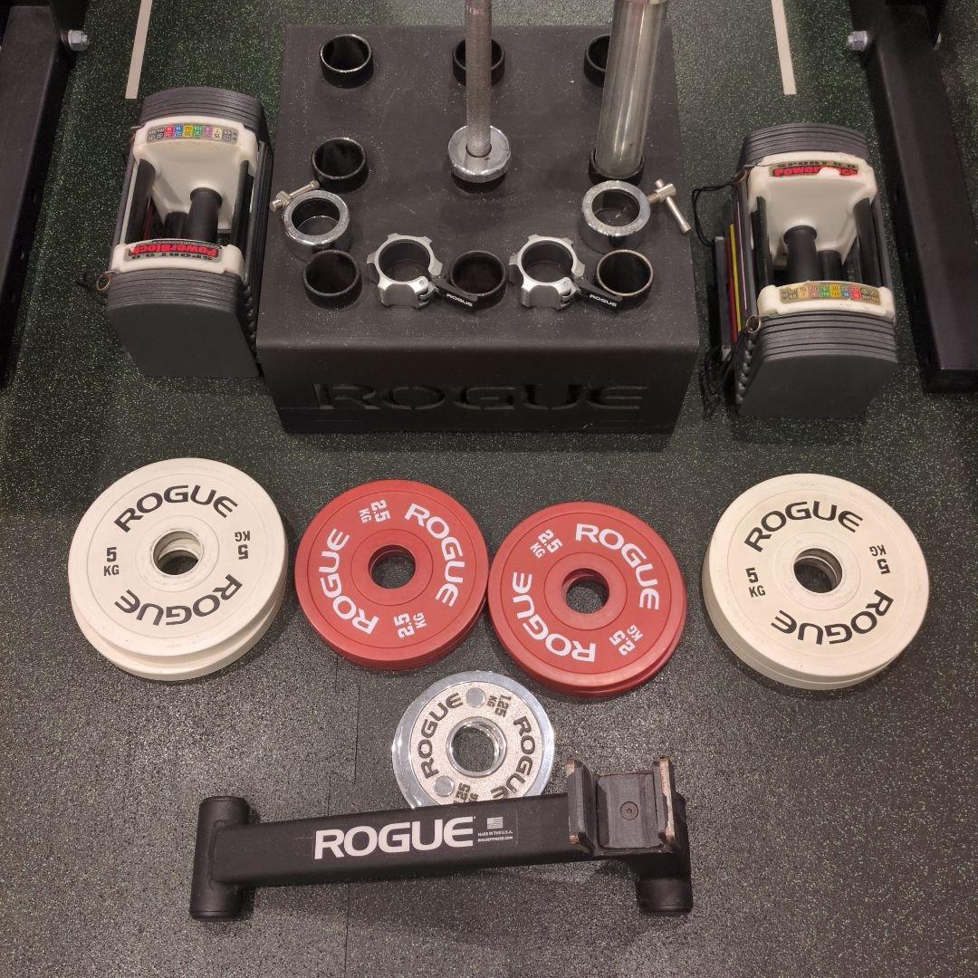 秘*地様 期間限定引き取り値引き Rogue ハーフラック パワーラック一式