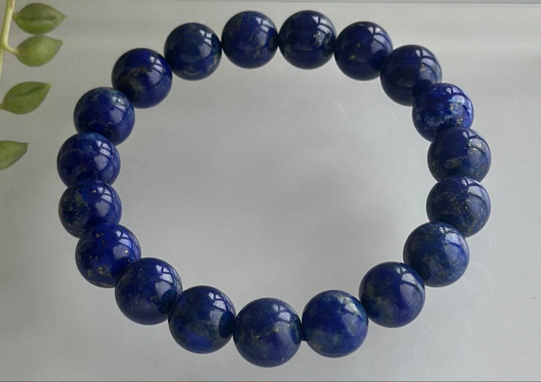 【厳選】ラピスラズリ10mm深い群青・高品質タイプブレスレット