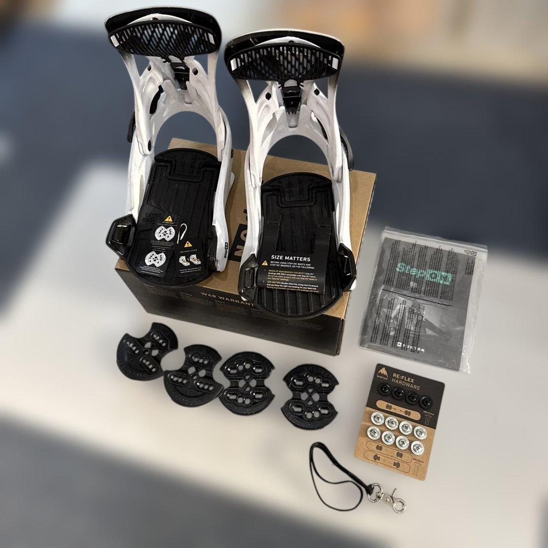 【日本正規品】バートン　ステップオン　ビンディング Sサイズ 箱付き ホワイト