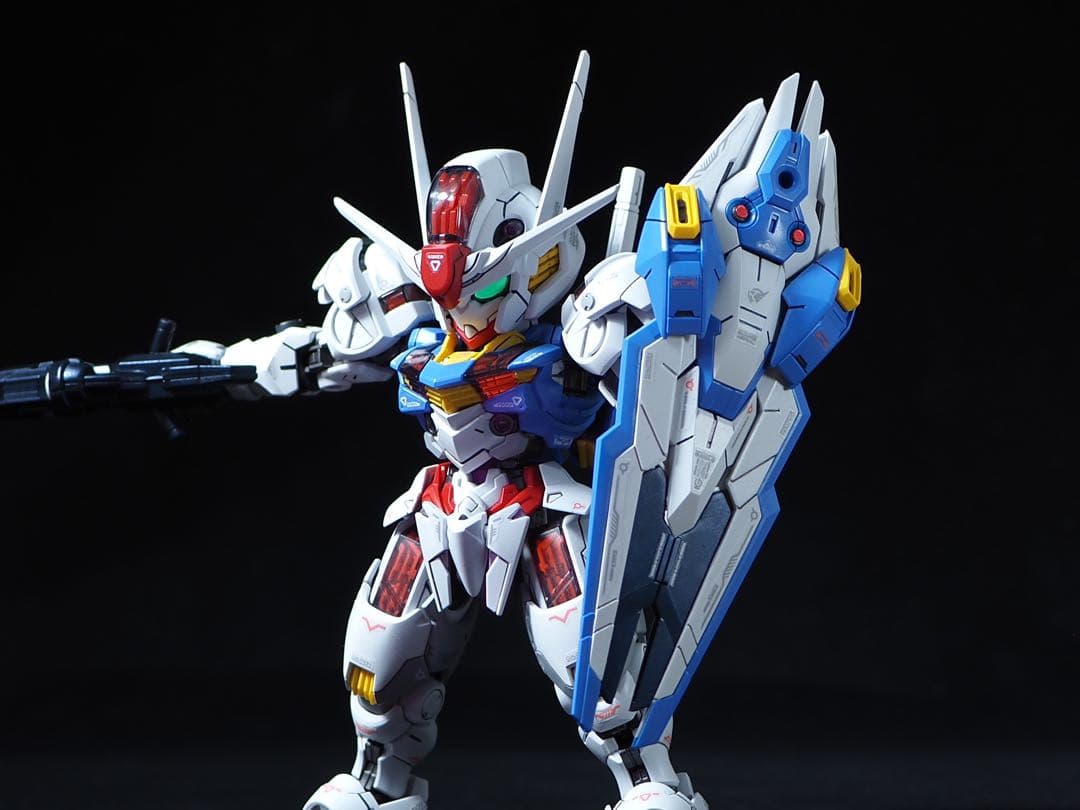 mgsd ガンダムエアリアル 全塗装 完成品 塗り分け mgsd エアリアル