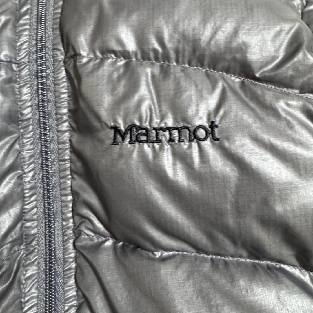 00s Marmot puffy jacket S銀短丈y2kドローコード - メルカリ