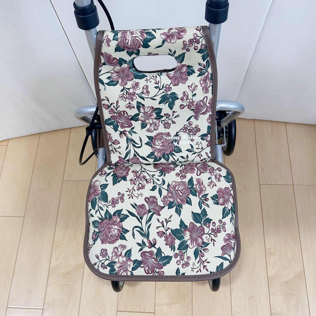 島製作所 新品 サニーウォーカー シルバーカー 歩行器 折りたたみ式 傘立て
