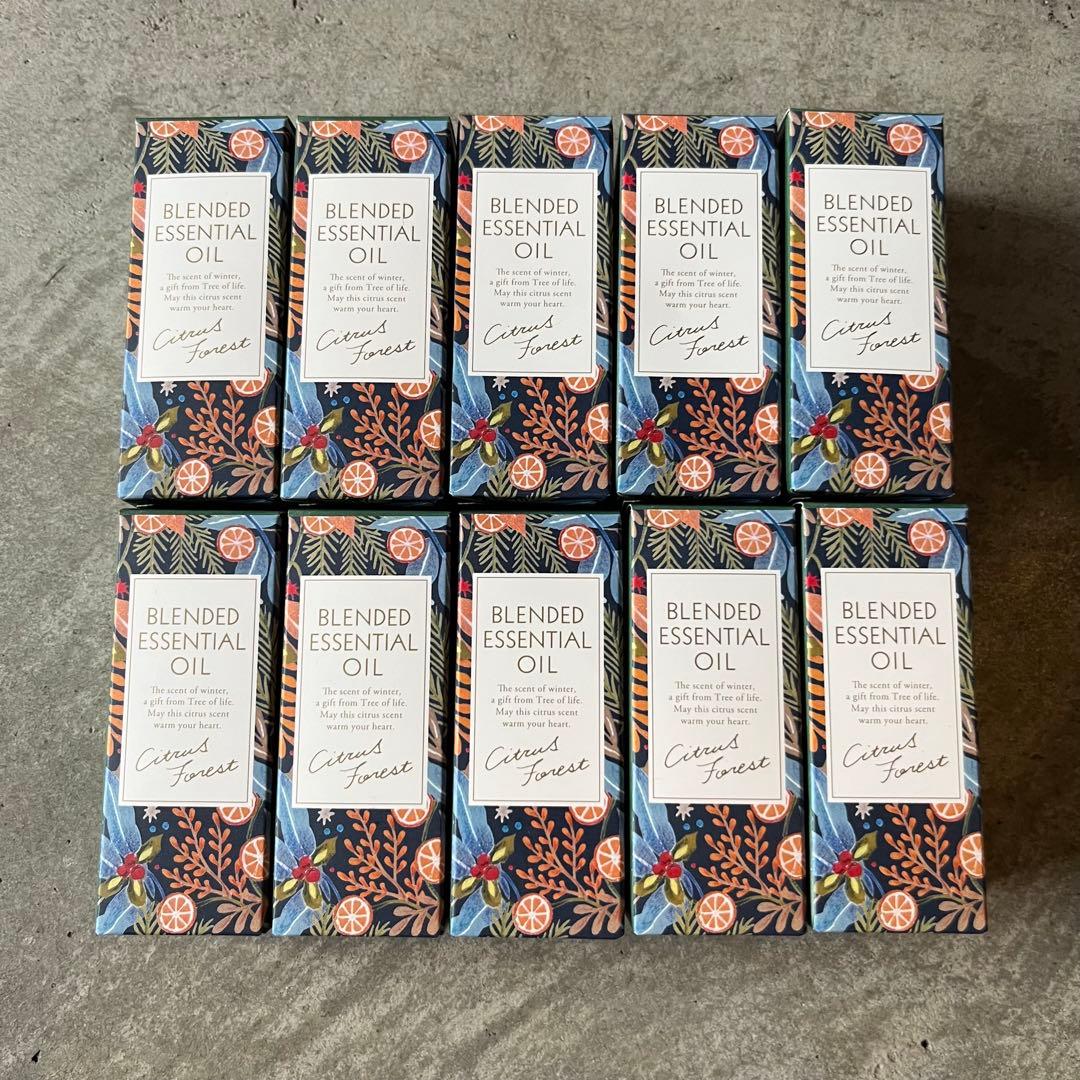 生活の木 ウィンターシトラス　ブレンドオイル シトラス＆フォレスト10ml10個