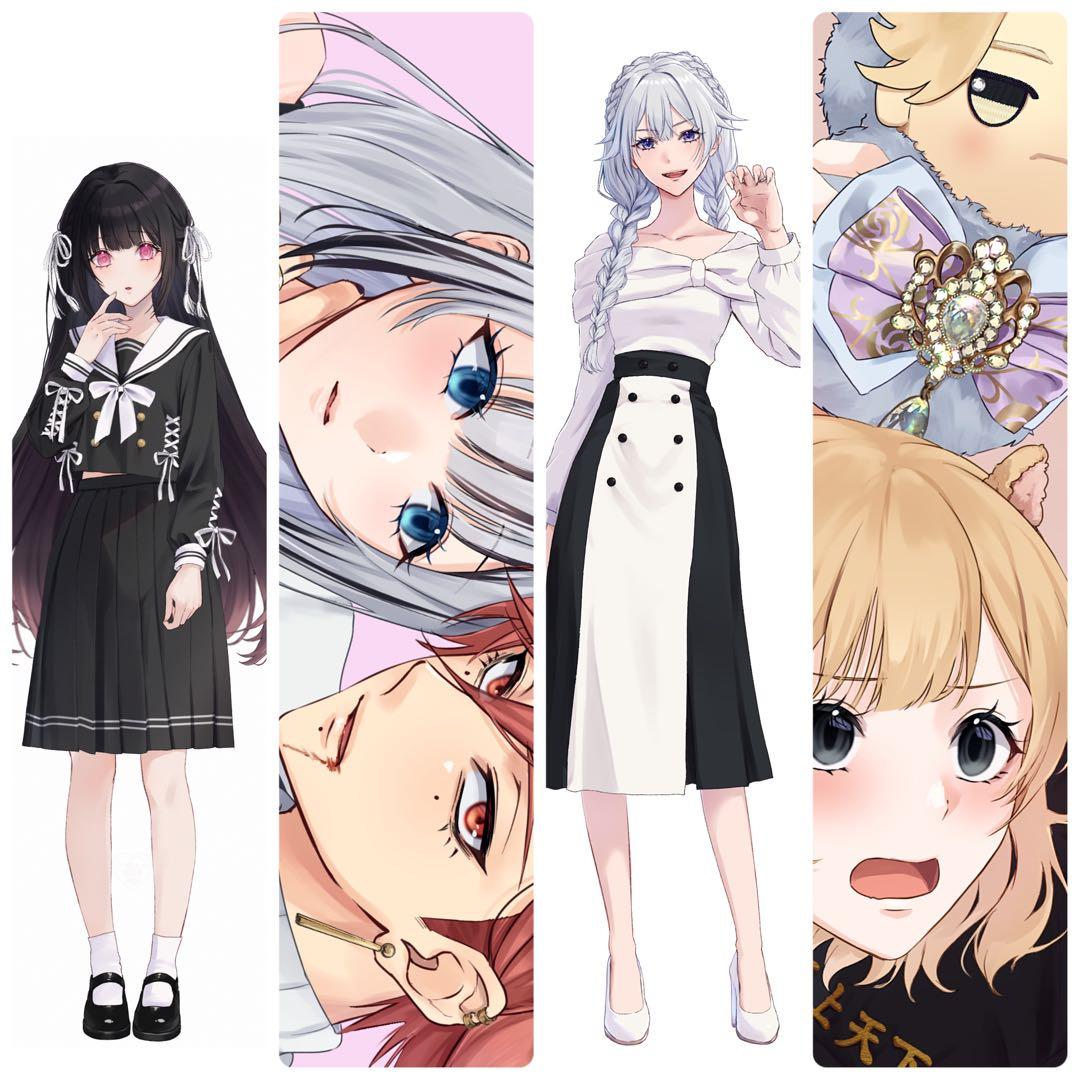 ヘアアクセサリー SomniumFragment Accessory handmade tsumami kanzashi hair clip set 【golden sakura