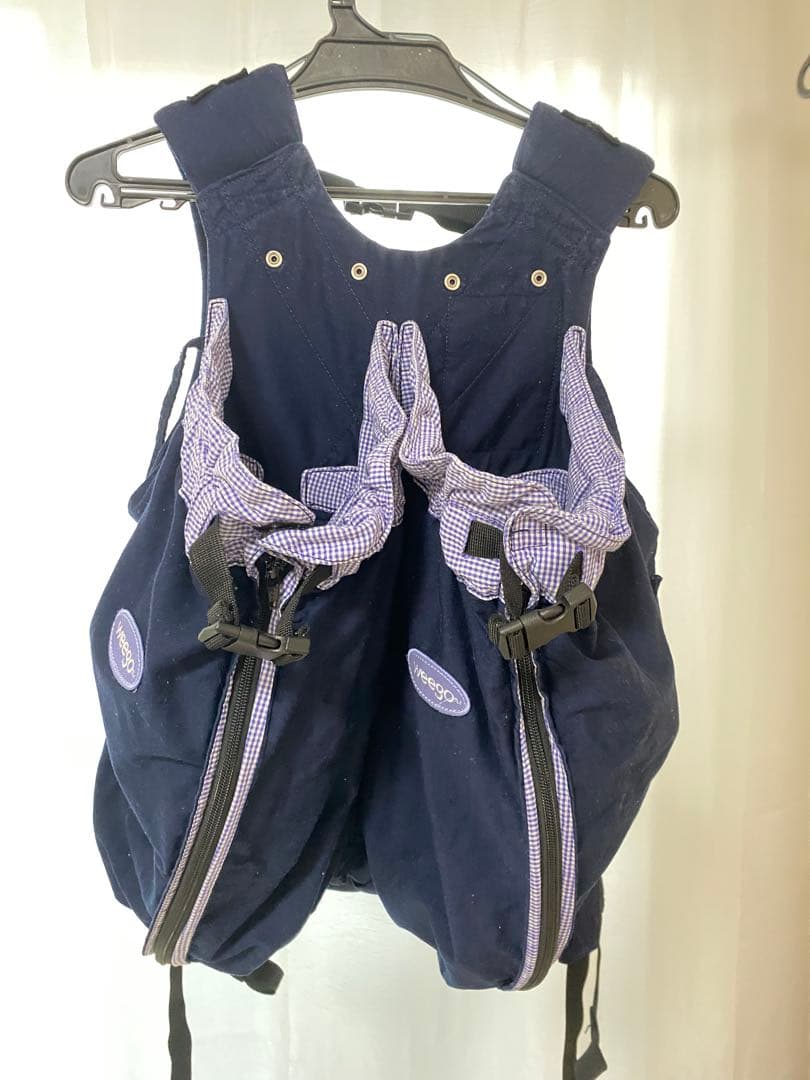 ウィーゴツイン　双子抱っこ紐　ネイビー