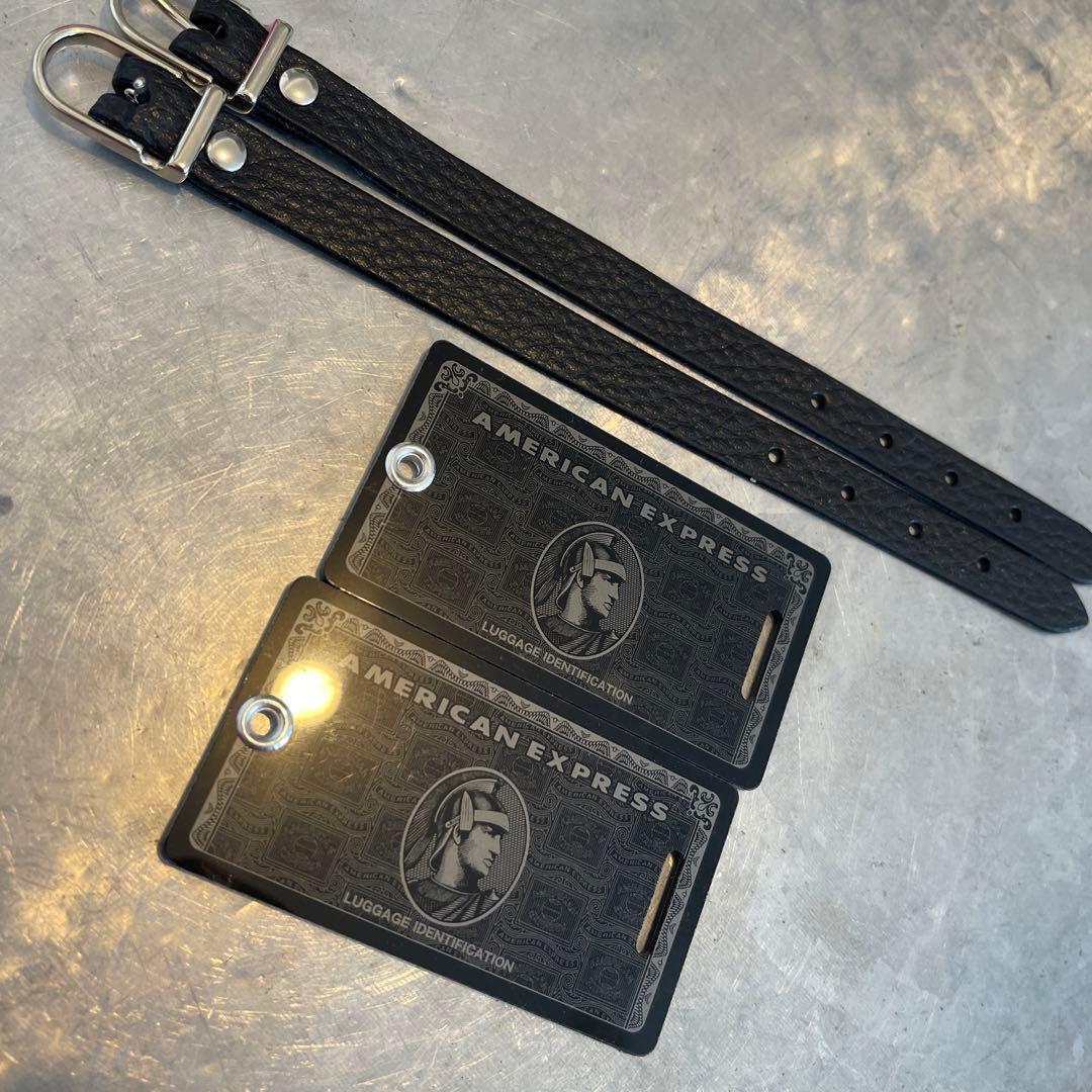 AMEXセンチュリオンブラックカードラゲージタグ新品未使用