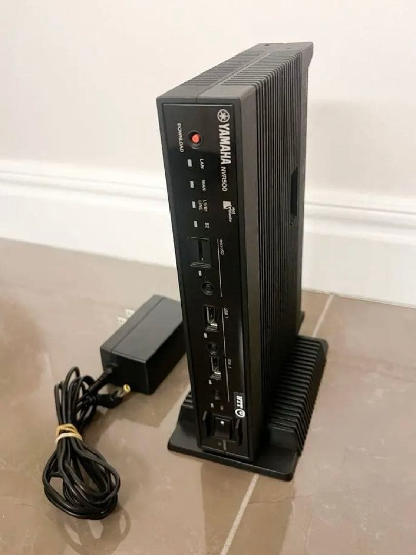 台付 ヤマハ ブロードバンド VoIPルーター NVR500