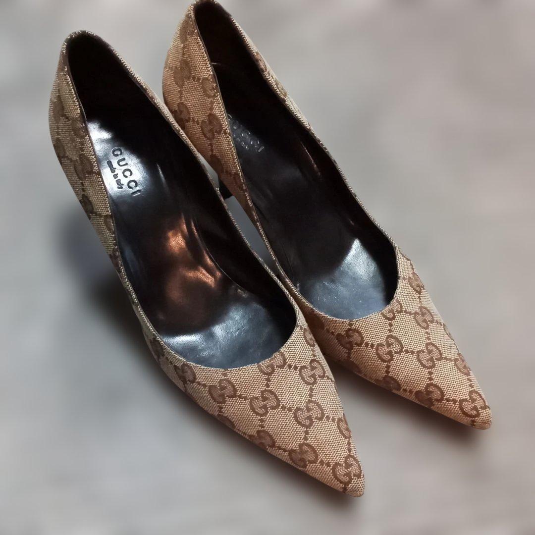 GUCCI　パンプス　24.5㎝　ヒール約7㎝　正規品