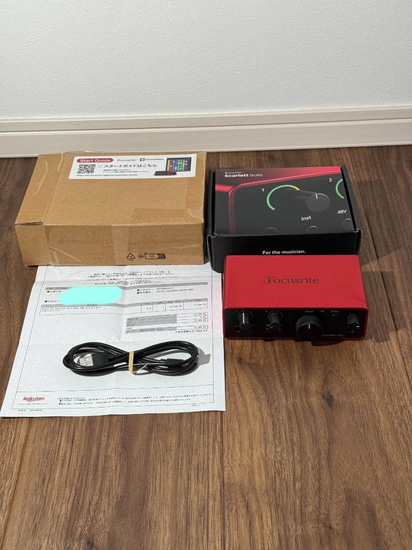 Focusrite Scarlett Solo 第4世代 Scarlett Solo 4th Generation | Focusrite