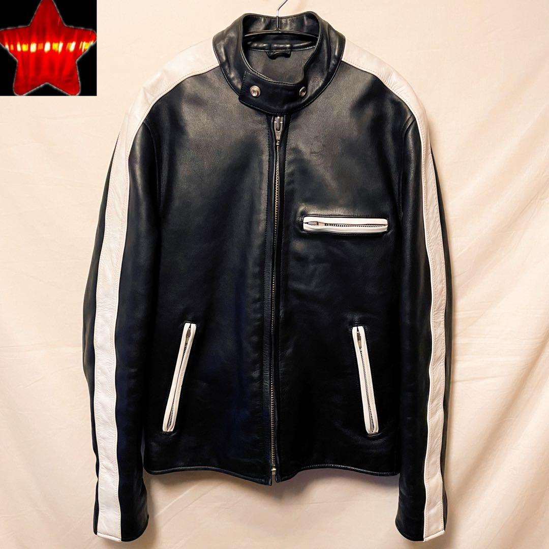 レザージャケット シングルライダースジャケット 革ジャン 切り替え ショート丈 ライダースジャケット レザージャケット ショート丈 PUレザー 4