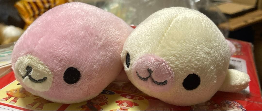 まめゴマ　ぬいぐるみ　2個セット　ブルブル震える