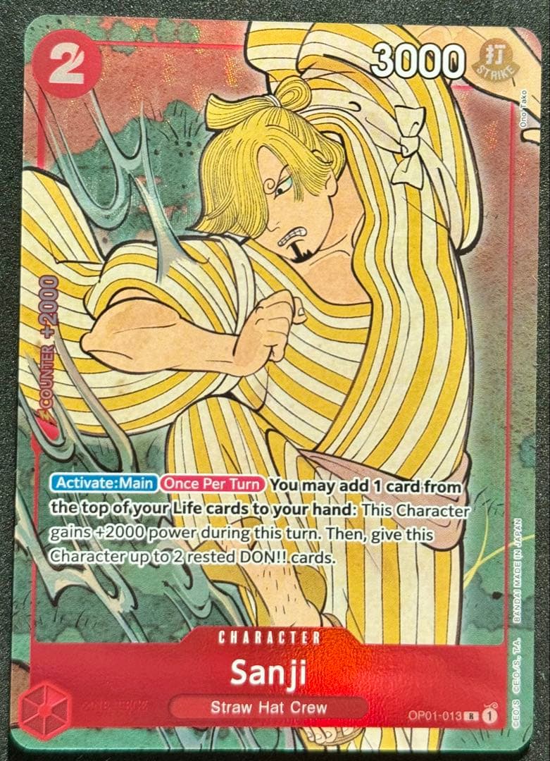ワンピースカード英語版１周年Anniversary サンジ
