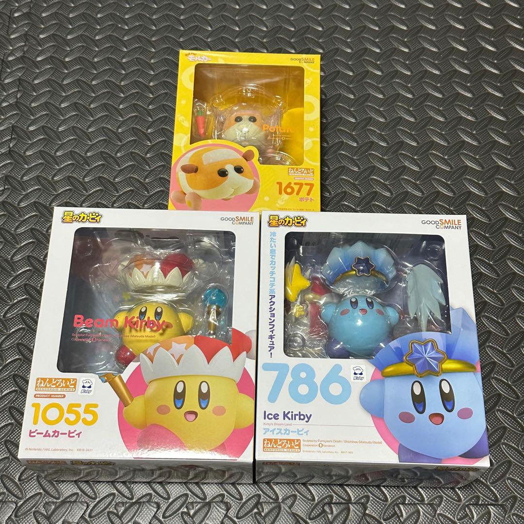 再販版 ねんどろいど 星のカービィ2種セット アイスカービィ/ビームカービーィ