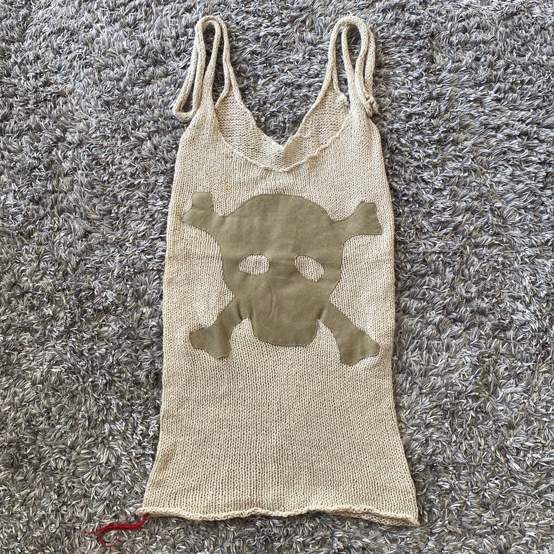 ルグランブルー L.G.B. スカルプリント ニットキャミソール