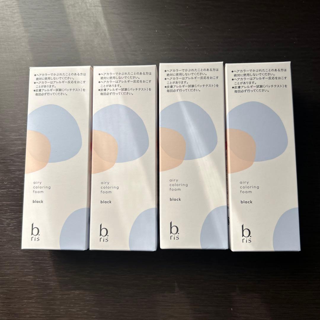 黒猫ビーリス　エアリーカラーリングフォーム ブラック80g×4本 cf_1_bk_PC-scaled.webp