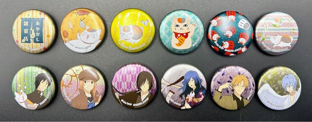 夏目友人帳 一番おみくじ 缶バッジ 12個セット 一番おみくじ 夏目友人帳缶バッジ｜一番くじ倶楽部｜BANDAI SPIRITS