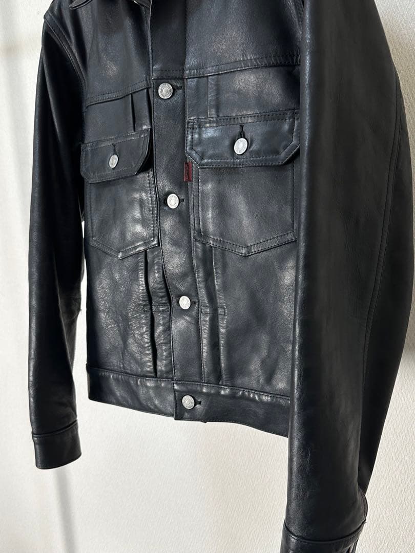 ジュンヤワタナベマン × リーバイス レザージャケット - メルカリ
