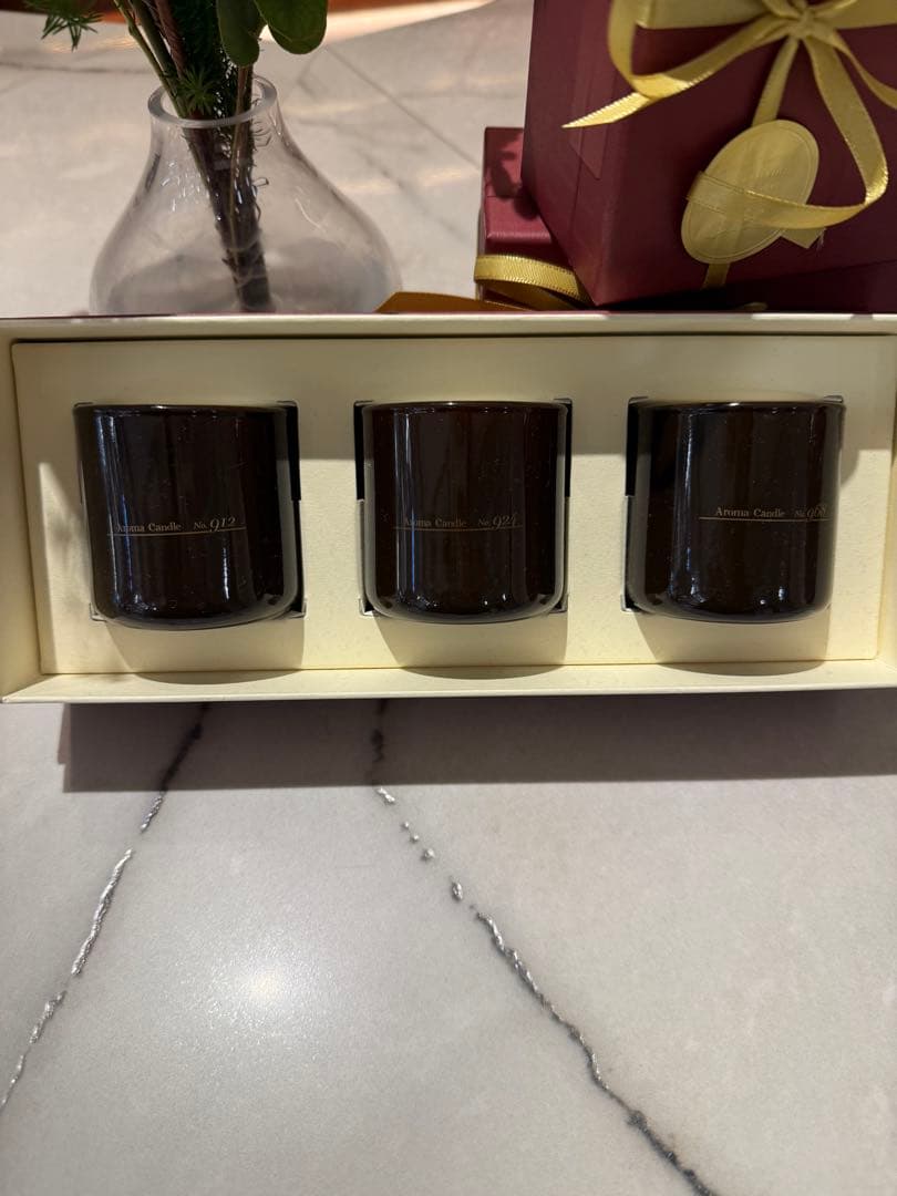 リンクオリジナルメーカーズ クリスマス限定アロマキャンドル 3個セット